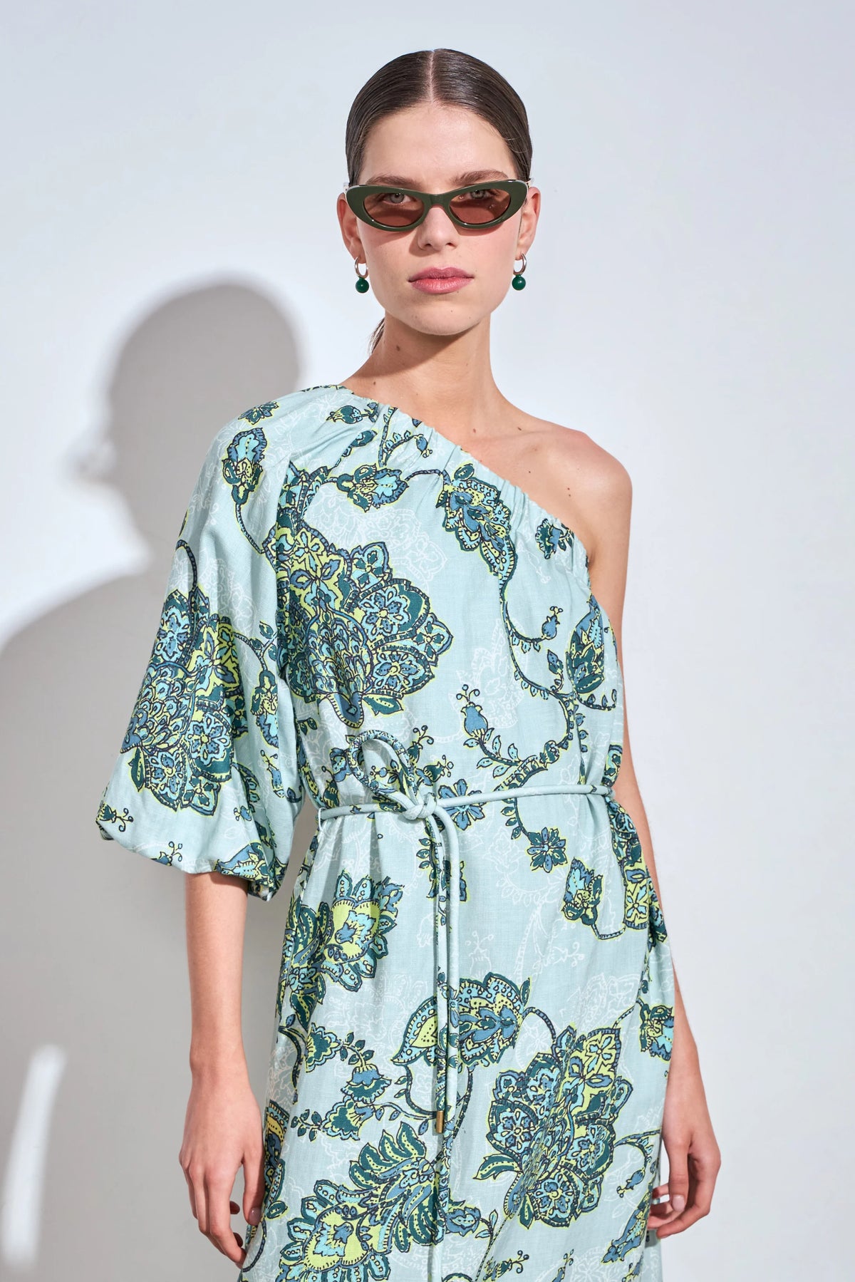 Silhouette Dress Fern Paisley