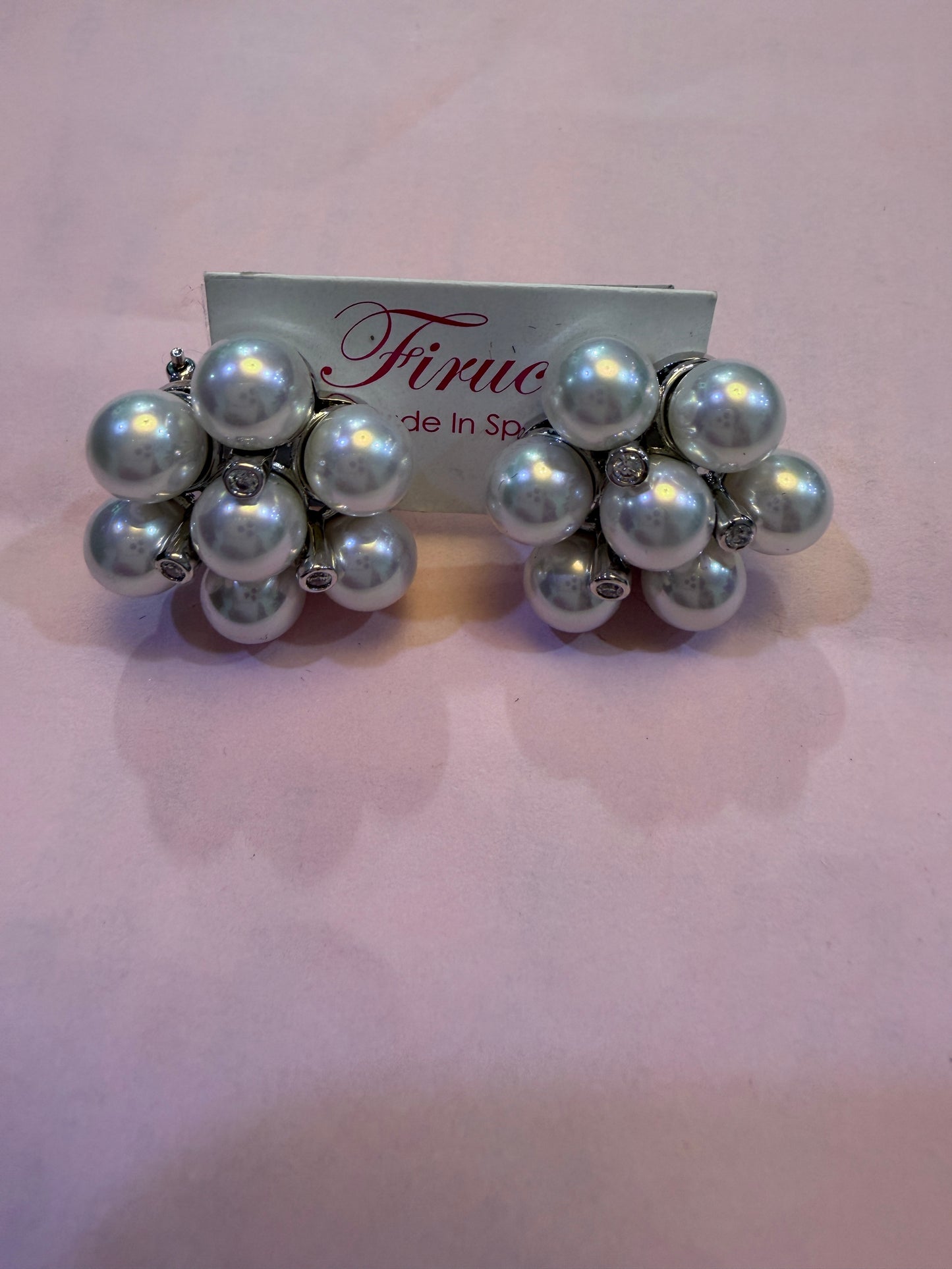 Firucci Pearl Flower Earrings