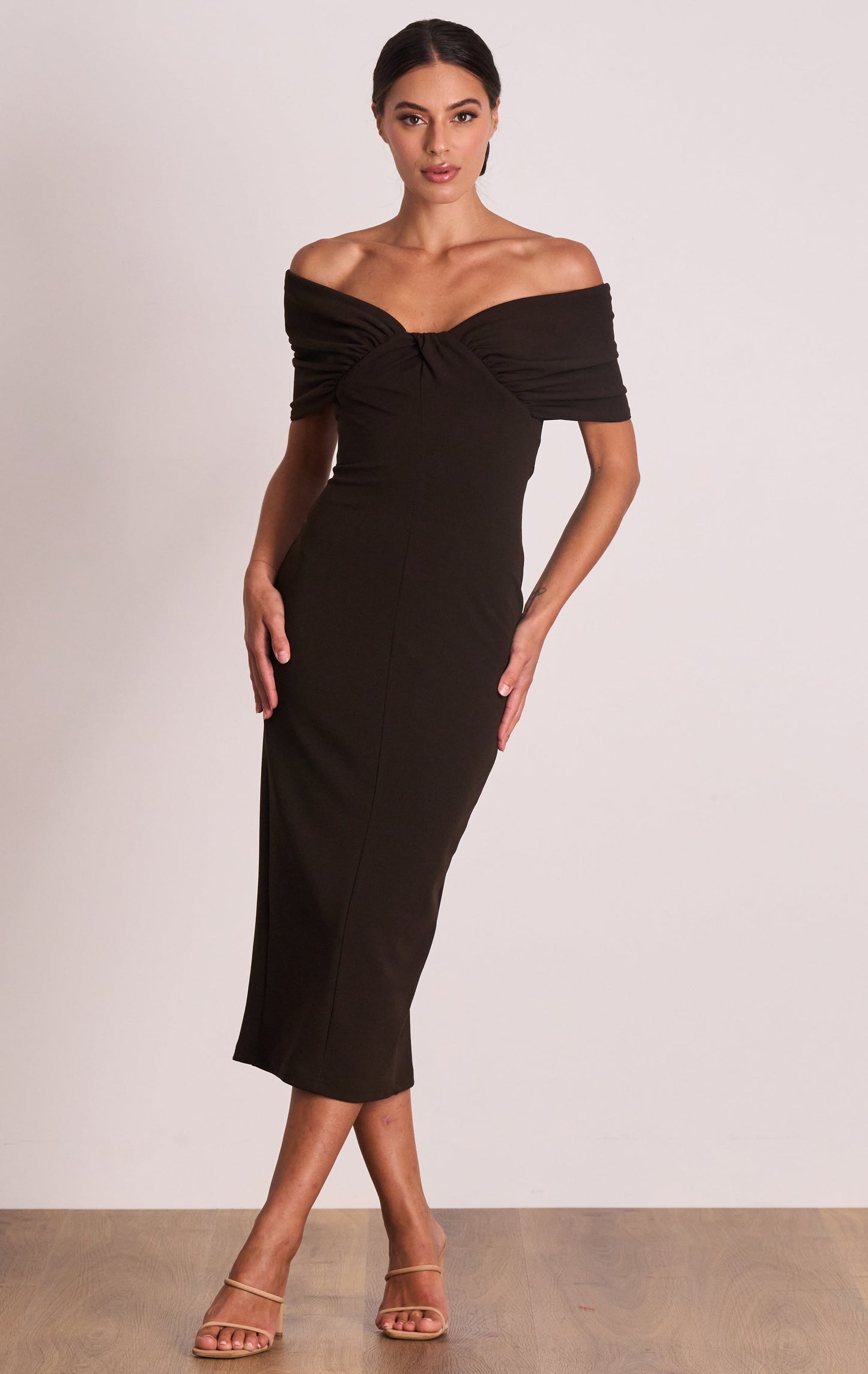Escapade Midi in Choc Sz 14