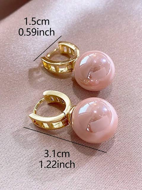 Alyssa Pink drop Earring