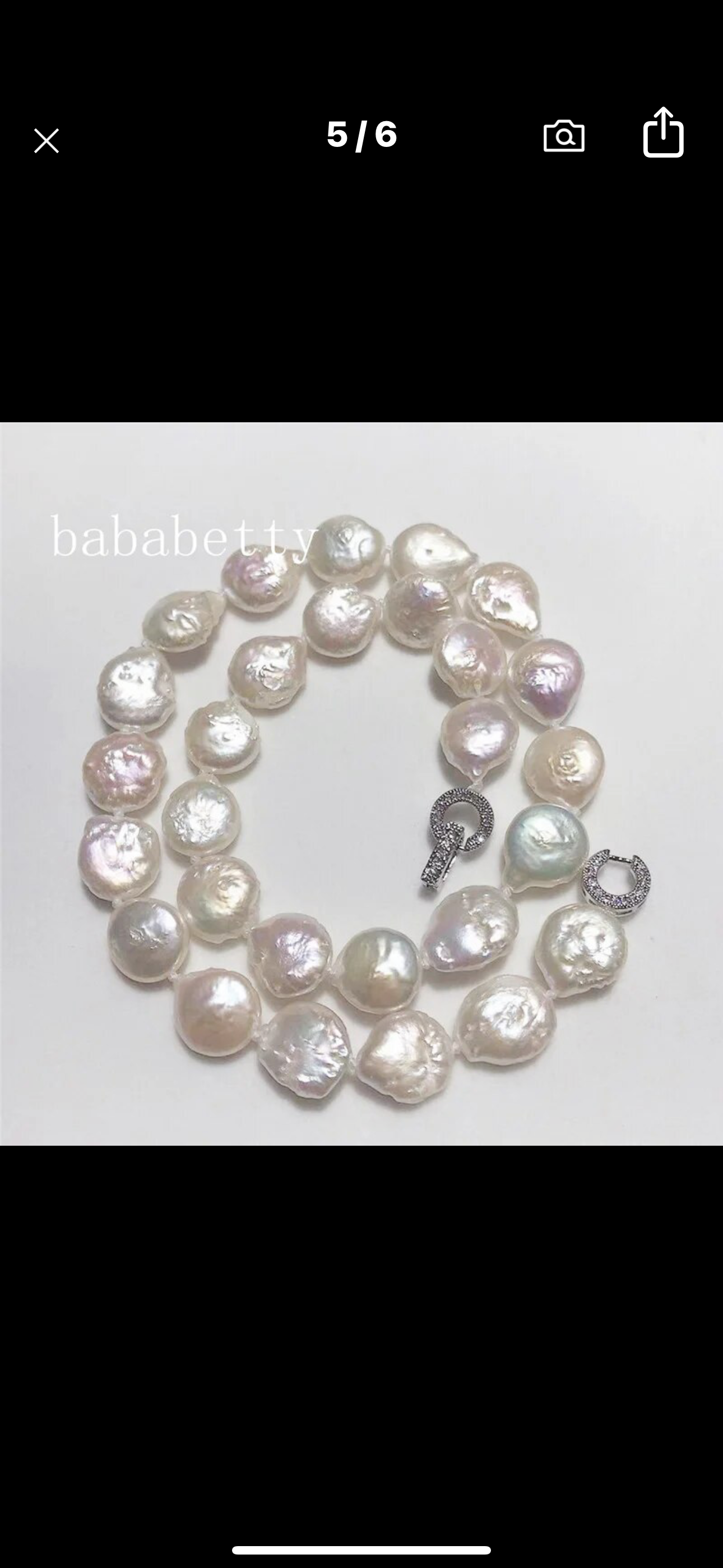 Keshi Pearl Necklace