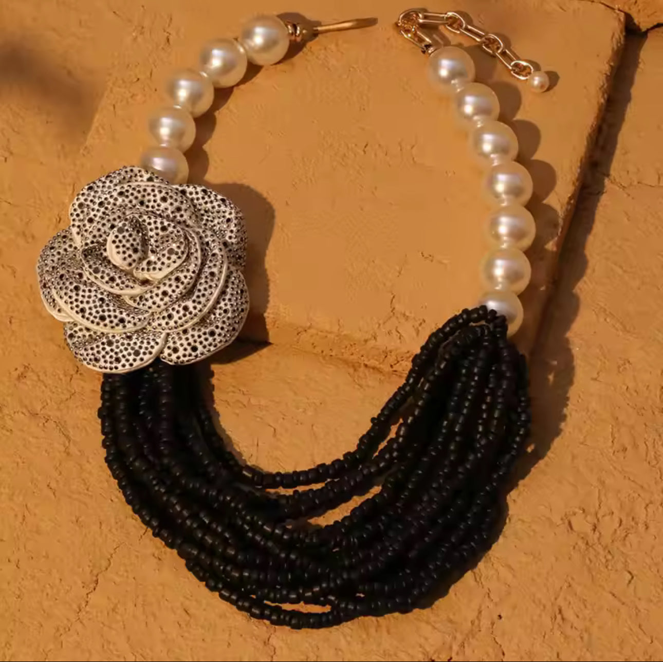 Charnelle Necklace - Black