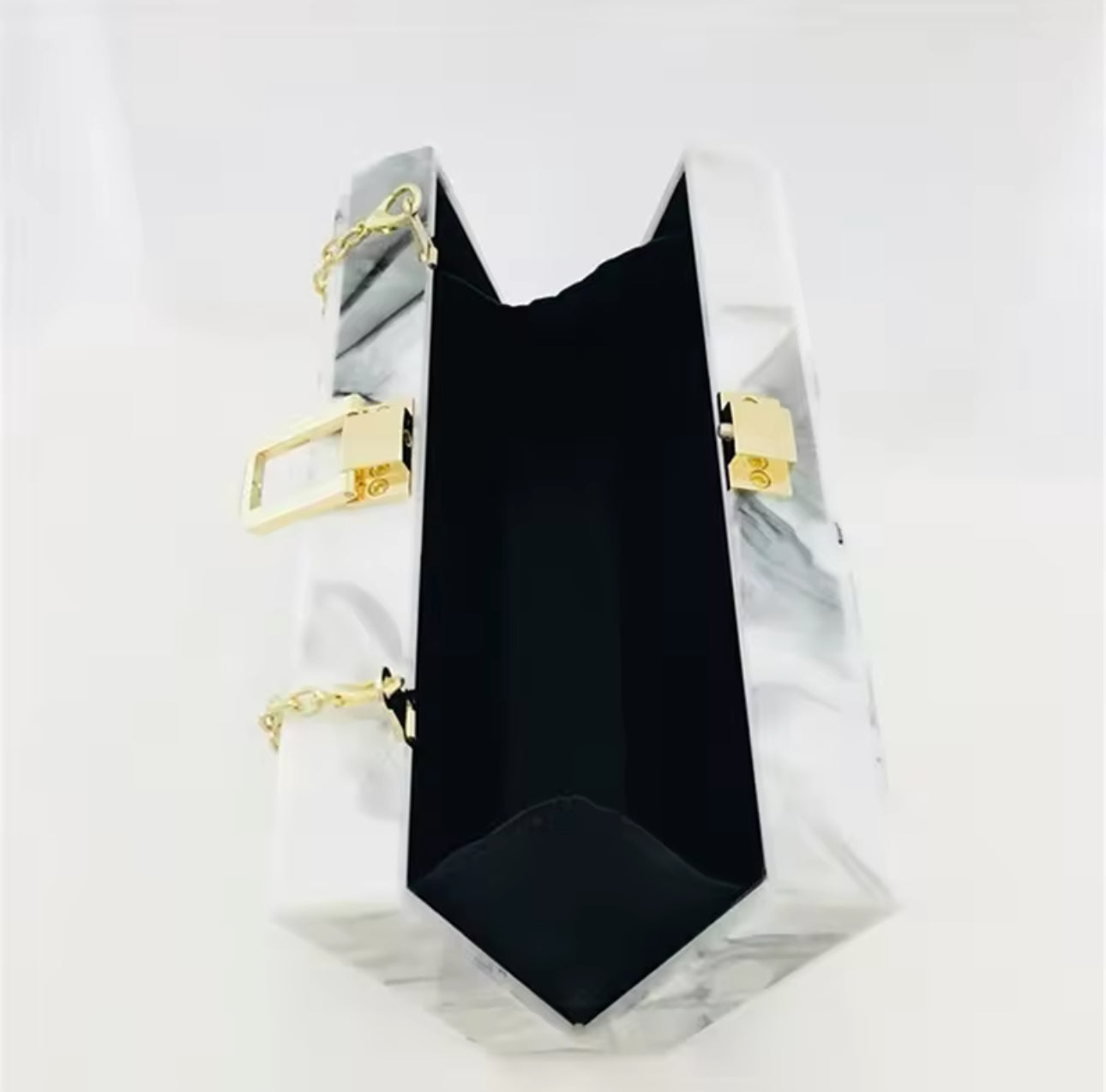 Marble Acrylic Clutch