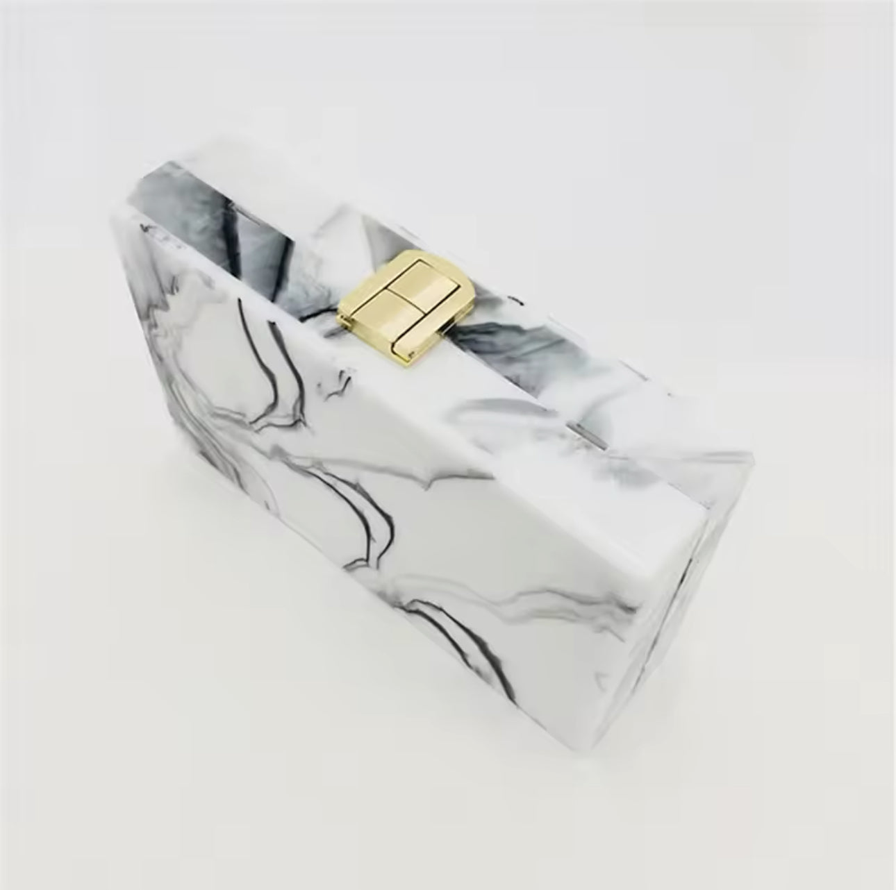 Marble Acrylic Clutch