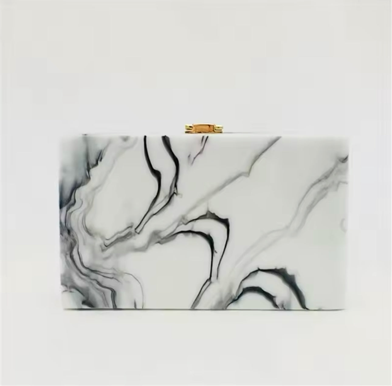 Marble Acrylic Clutch