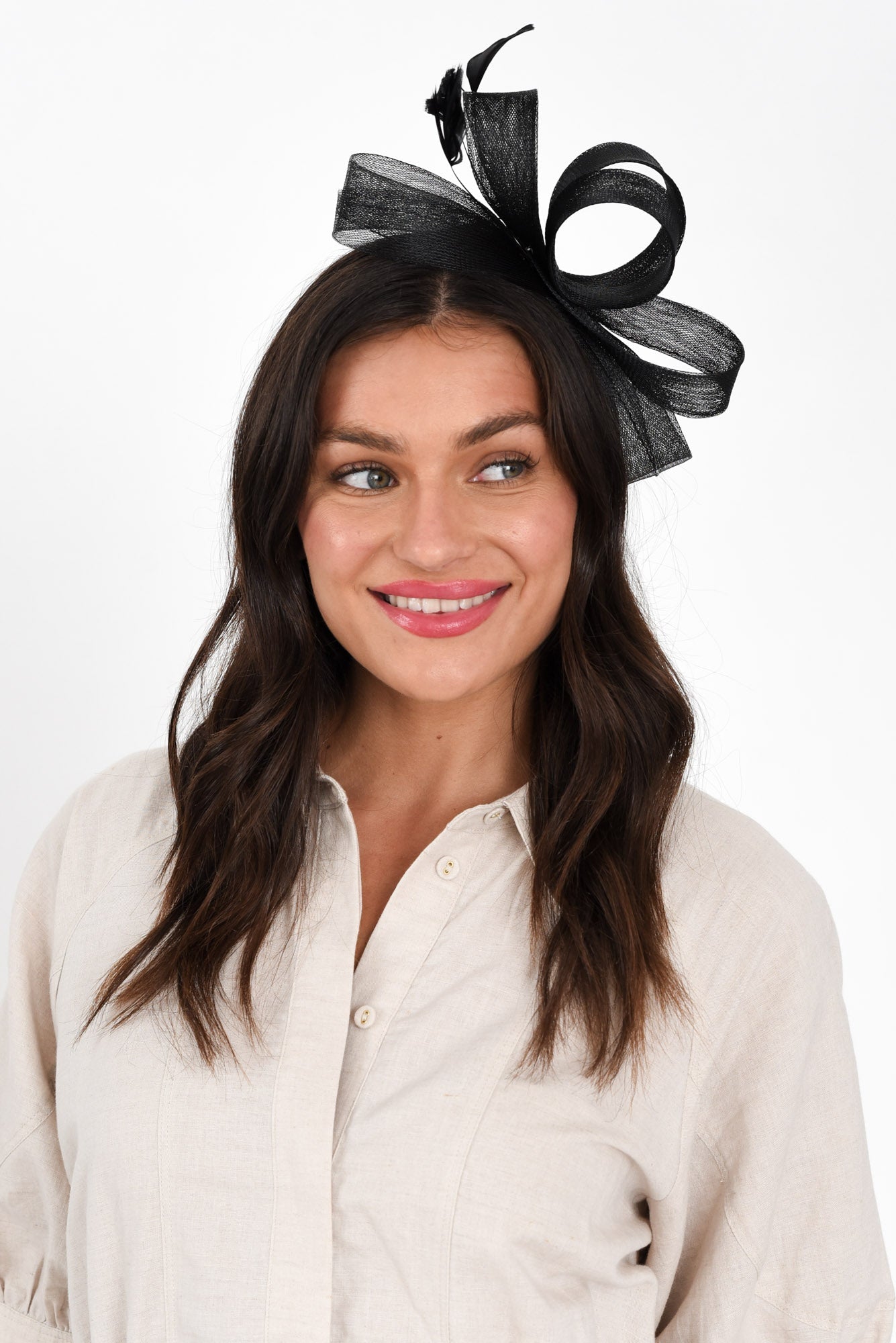 Katherin Fascinator in Green
