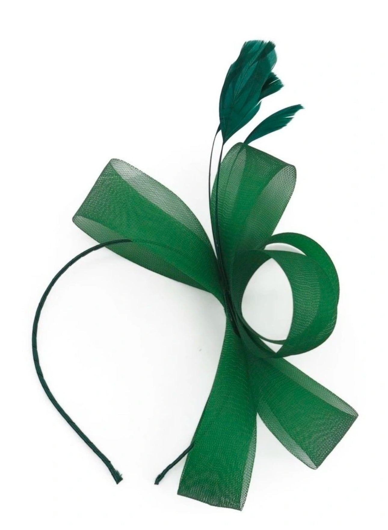 Katherin Fascinator in Green