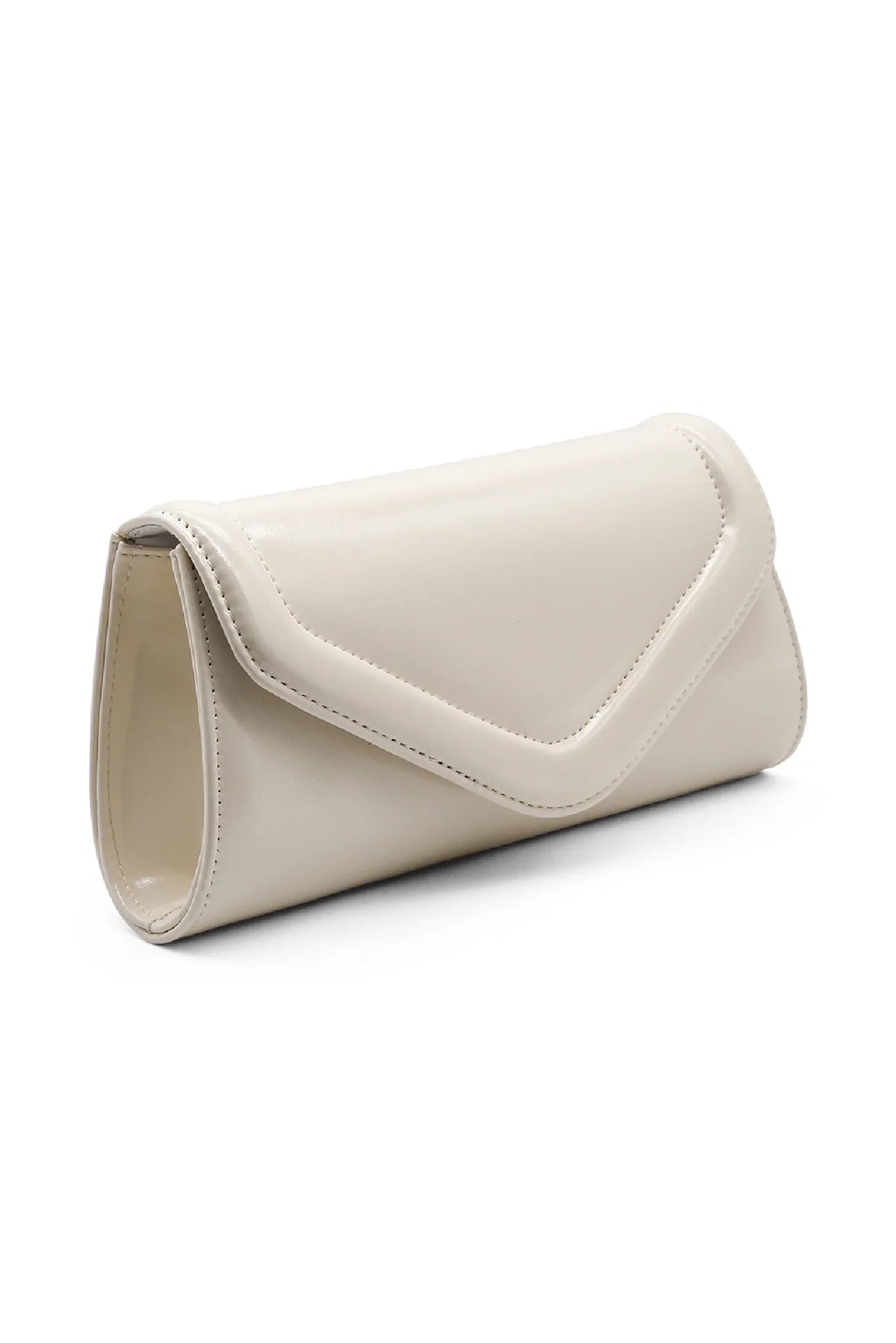 Cleo Clutch White