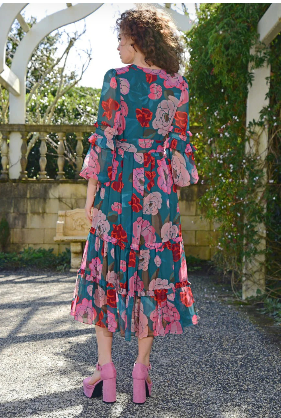 AFTERNOON V DRESS Sz S/12