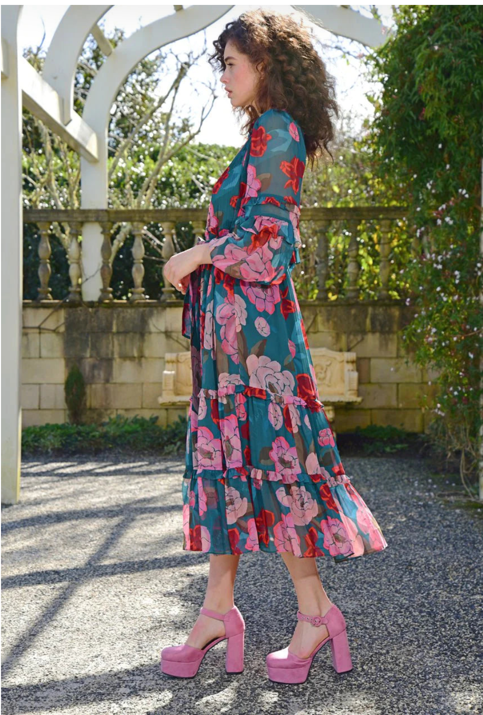 AFTERNOON V DRESS Sz S/12