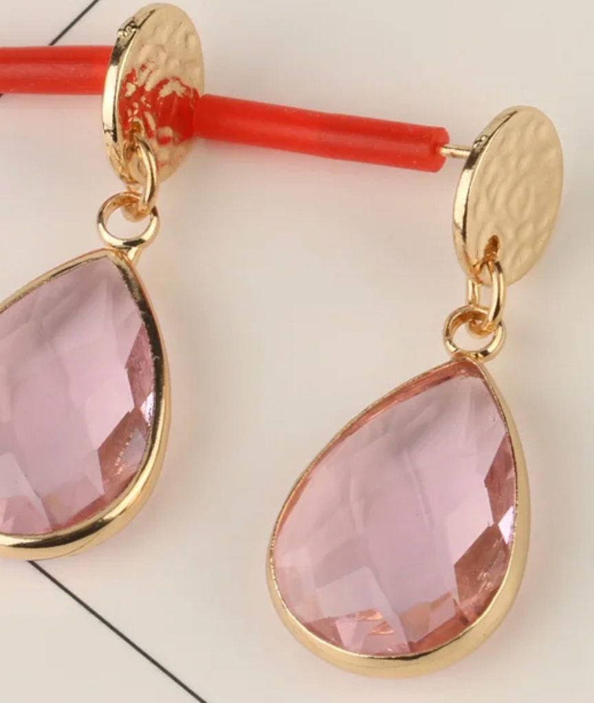 Teardrop Crystaline Drop Earring