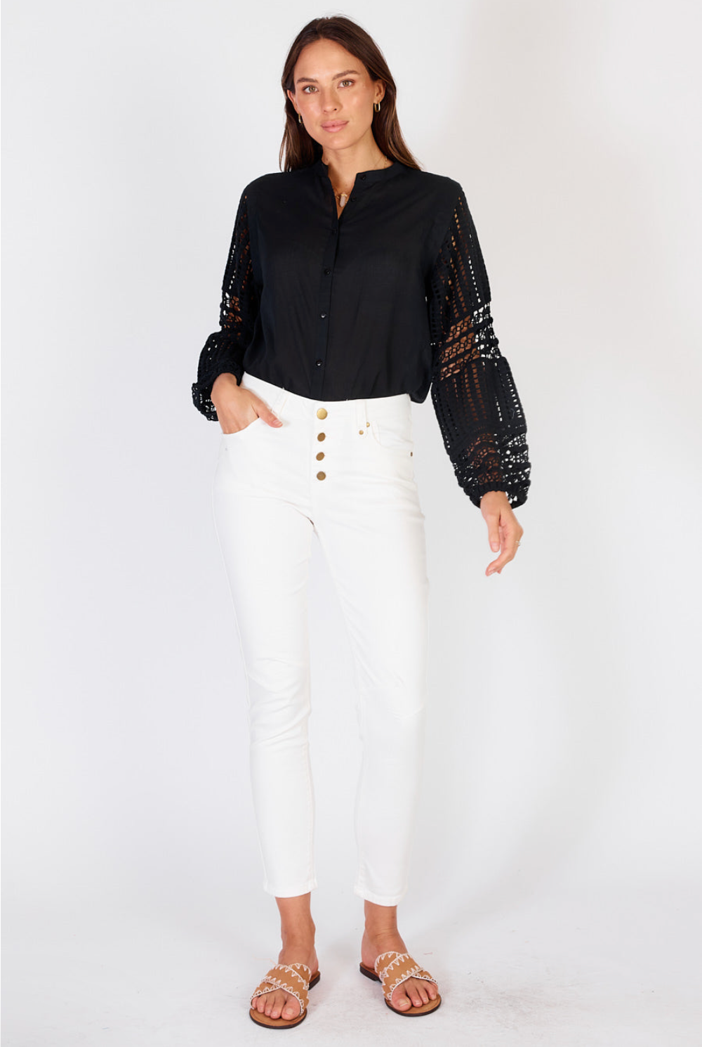 Norma Jeans in White