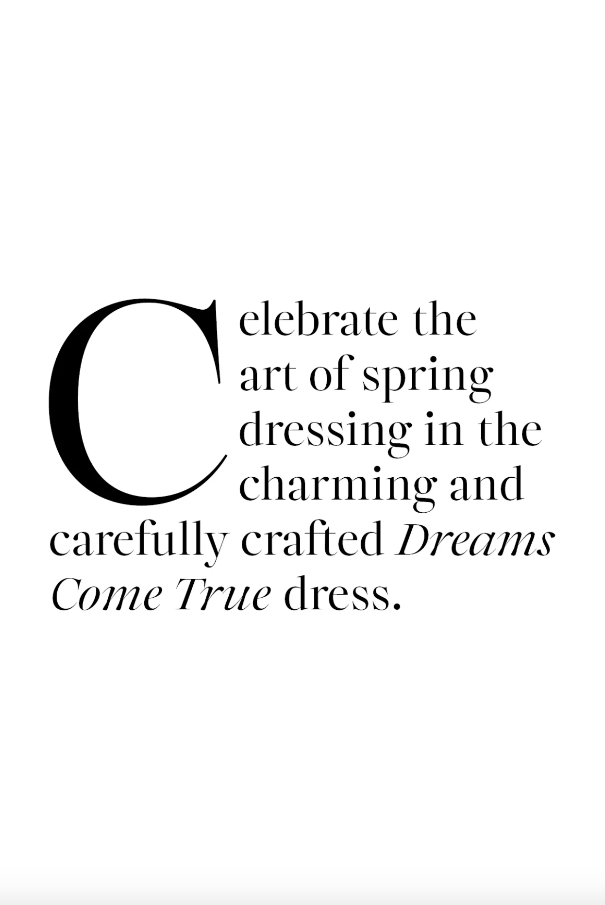 Dreams Come True Dress Sz S