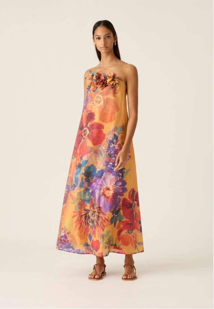 Grace Strapless Maxi Dress