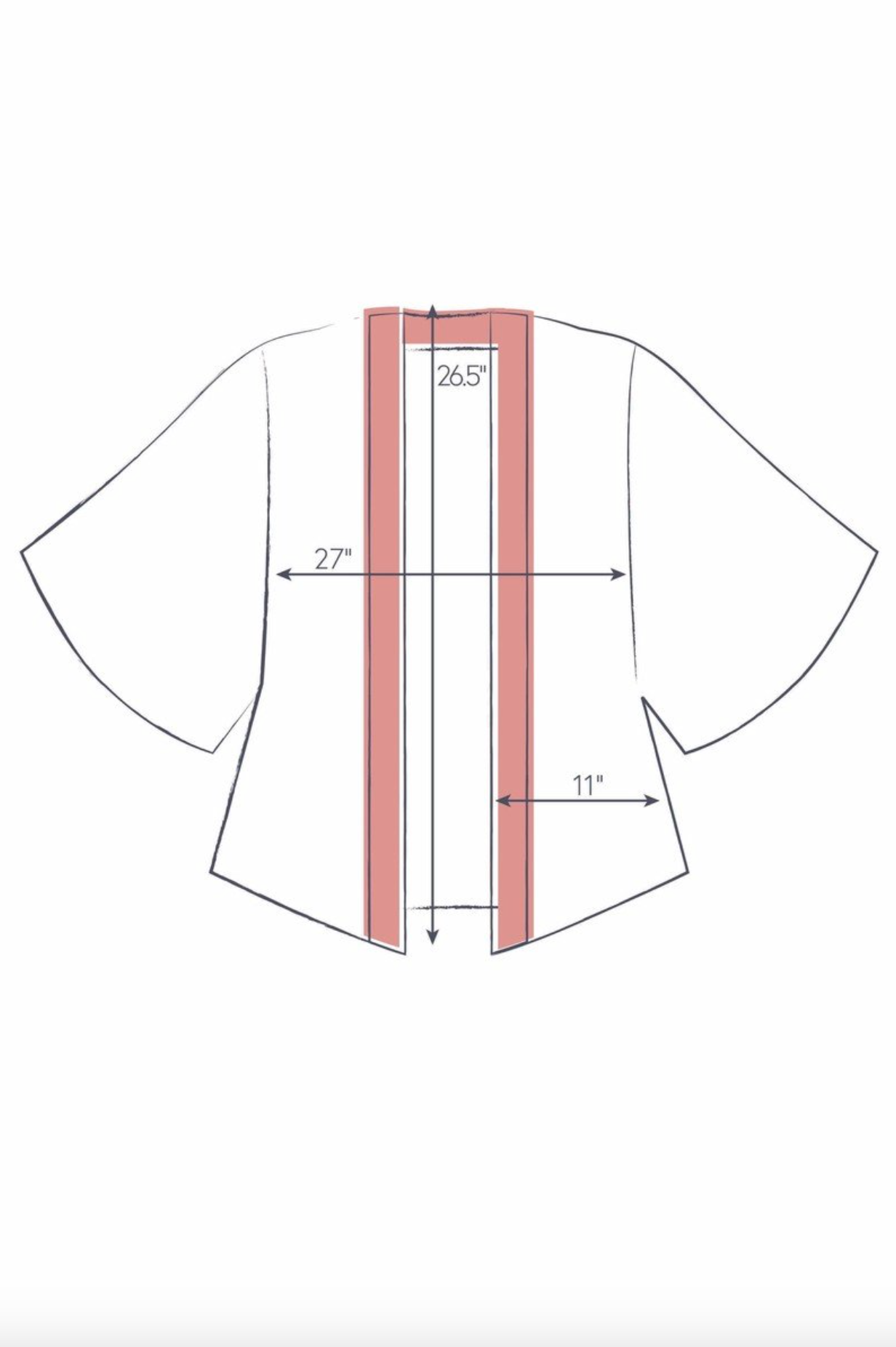 Kimono Jacket in Candy