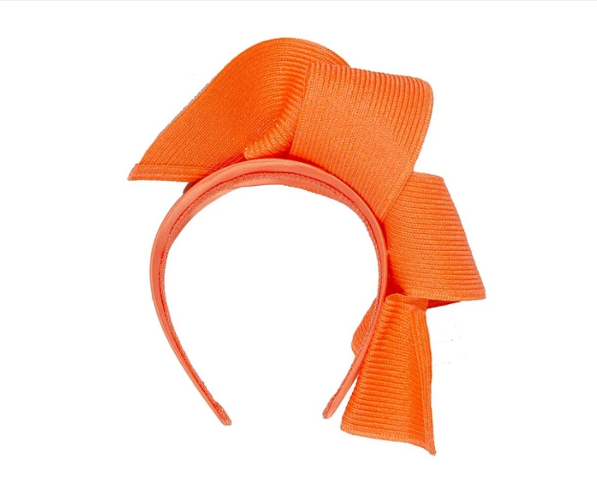 Stylish Orange Fascinator
