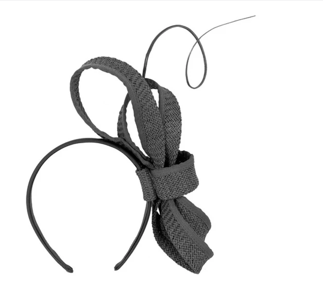Black Racing Fascinator
