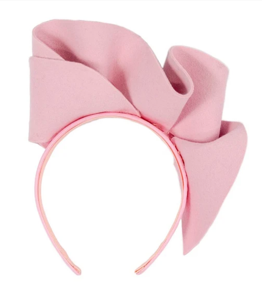 Pink Felt Fascinator