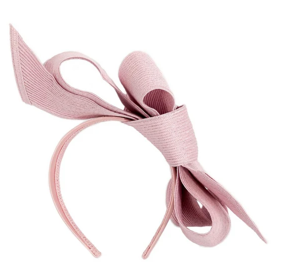 Large Pink Bow Fascinator