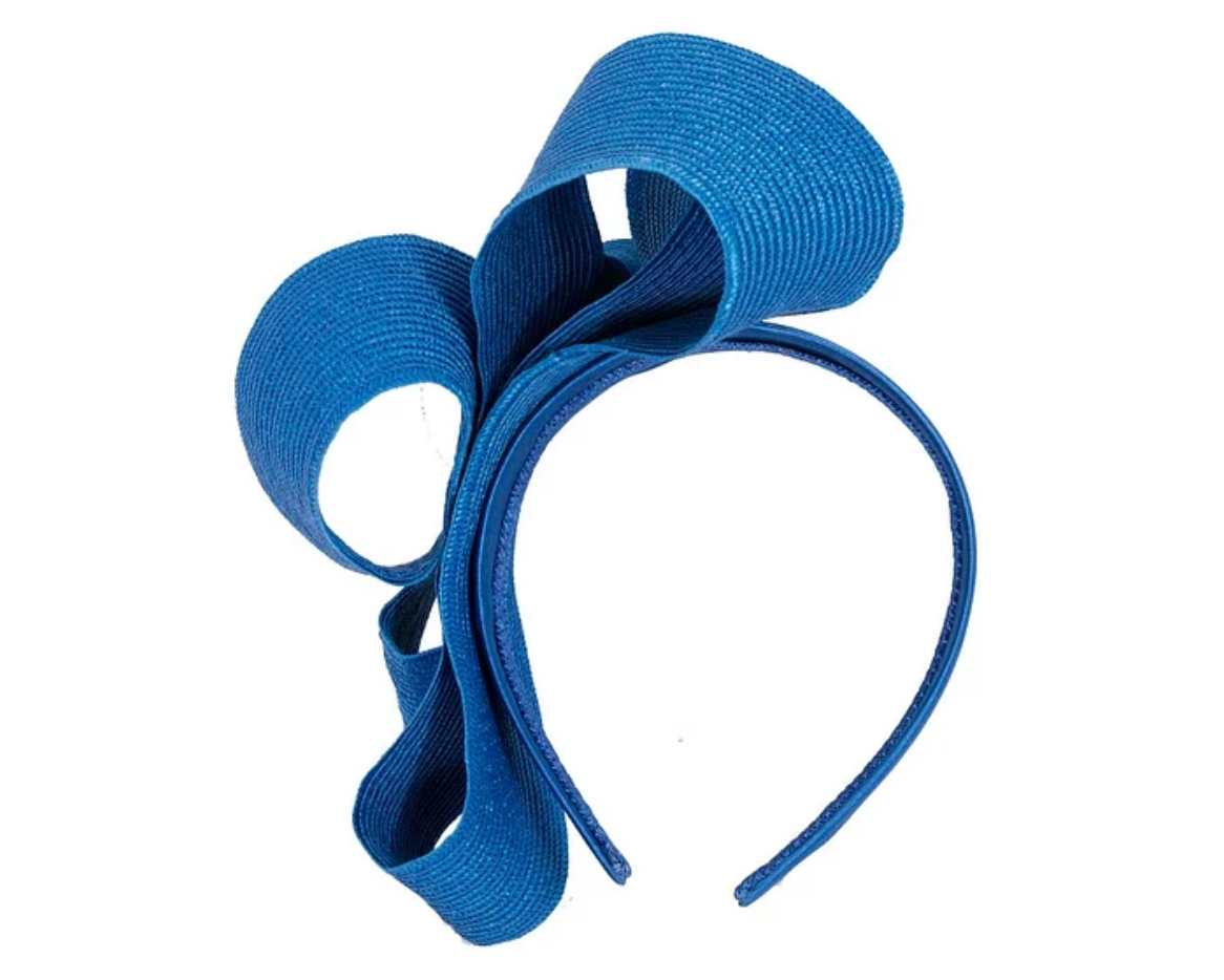 Royal Blue Loop Fascinator