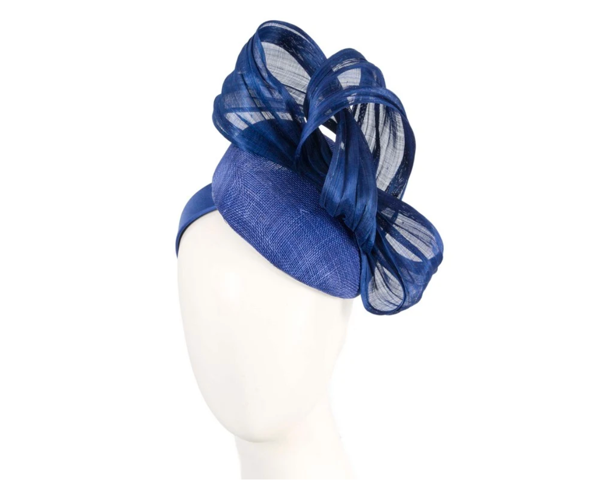 Royal Blue Pillbox Fascinator