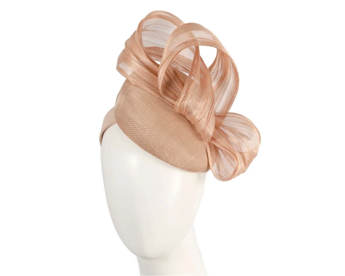 Nude Pillbox Fascinator
