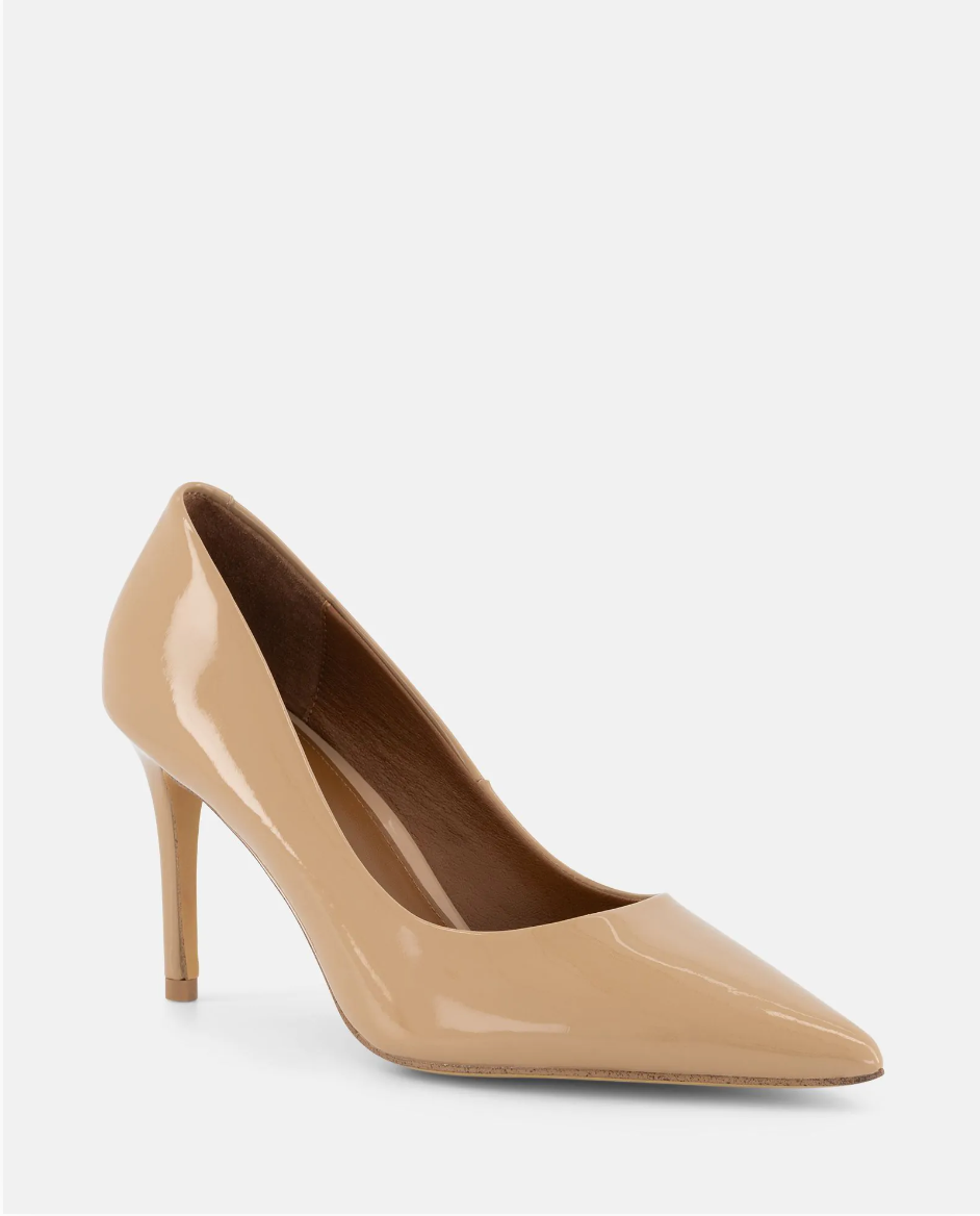 Maggie Patent Pump Buff