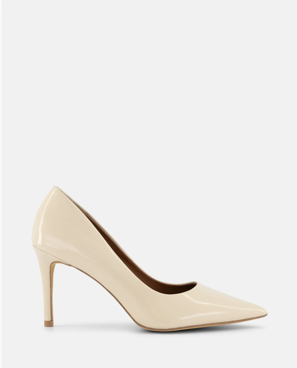 Maggie Patent Pump Ivory