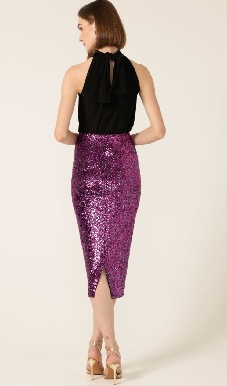 Sequin Skirt Pink