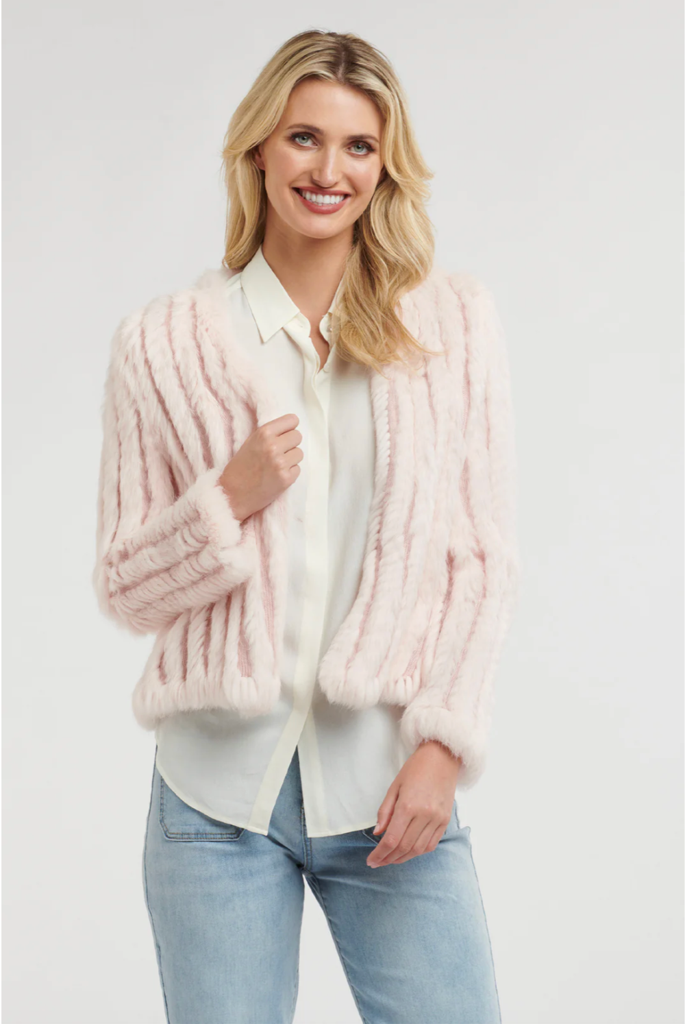 Fur Jacket Ballet Pink