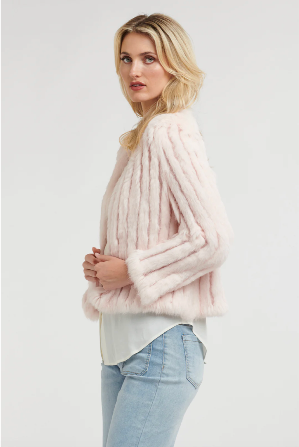 Fur Jacket Ballet Pink