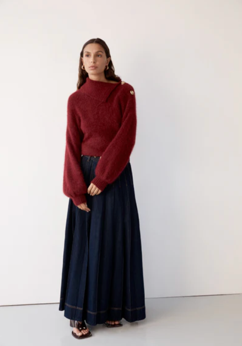 Vivienne Cranberry Knit