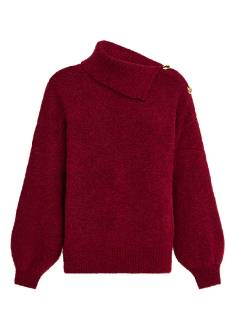 Vivienne Cranberry Knit