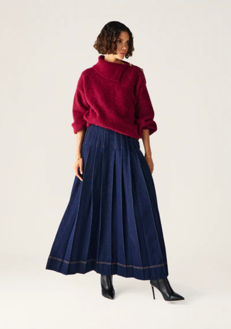 Vivienne Cranberry Knit