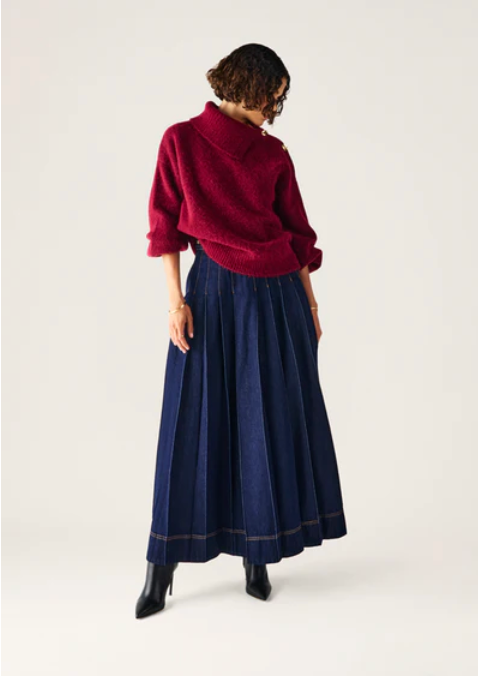 Vivienne Cranberry Knit