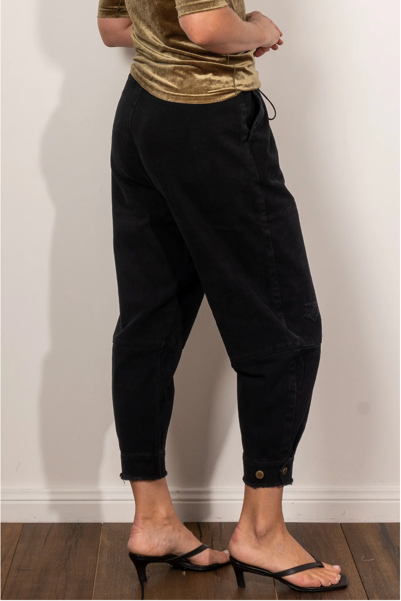 Black Trucker Pant
