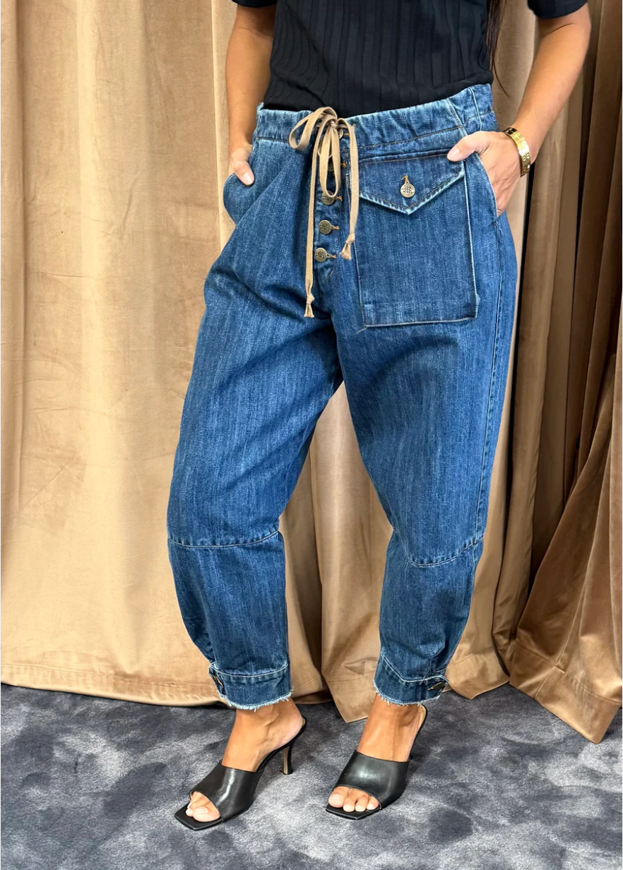 Denim Trucker Pant