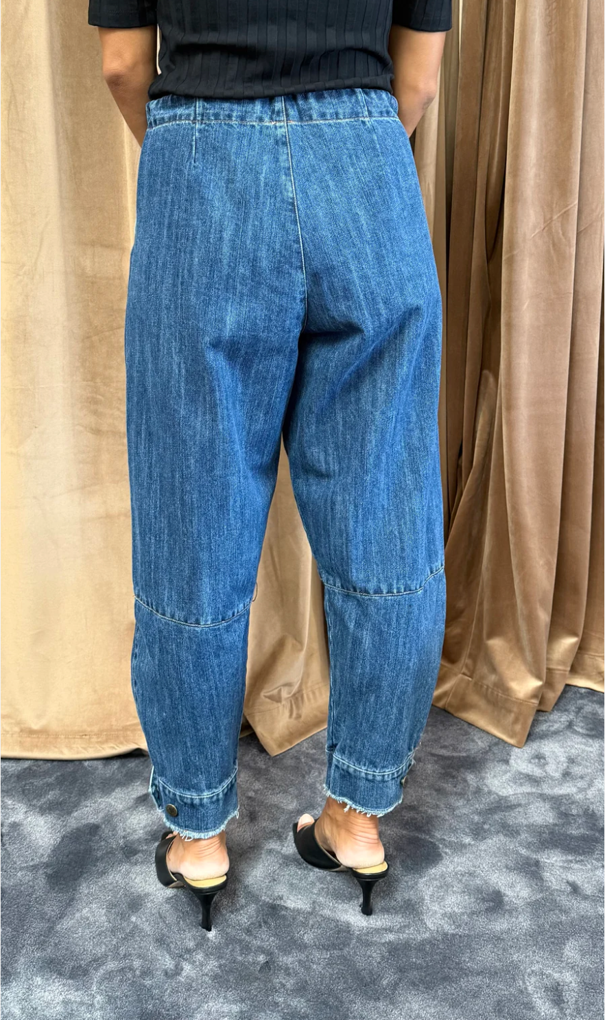 Denim Trucker Pant