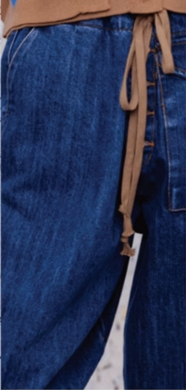 Denim Trucker Pant