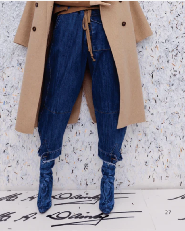 Denim Trucker Pant