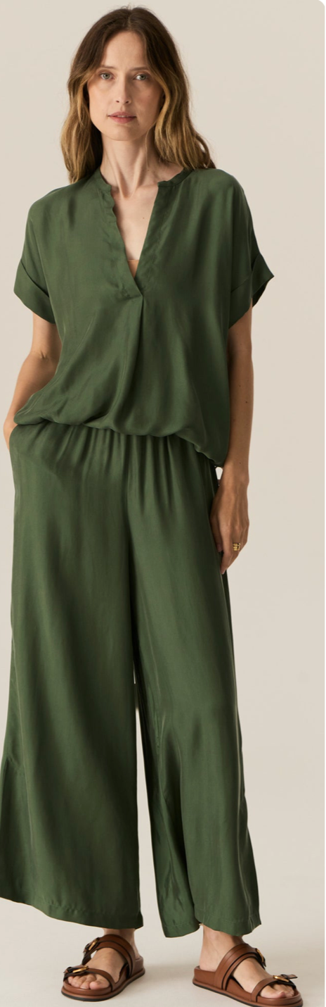 Henri Shirt Green With Cord