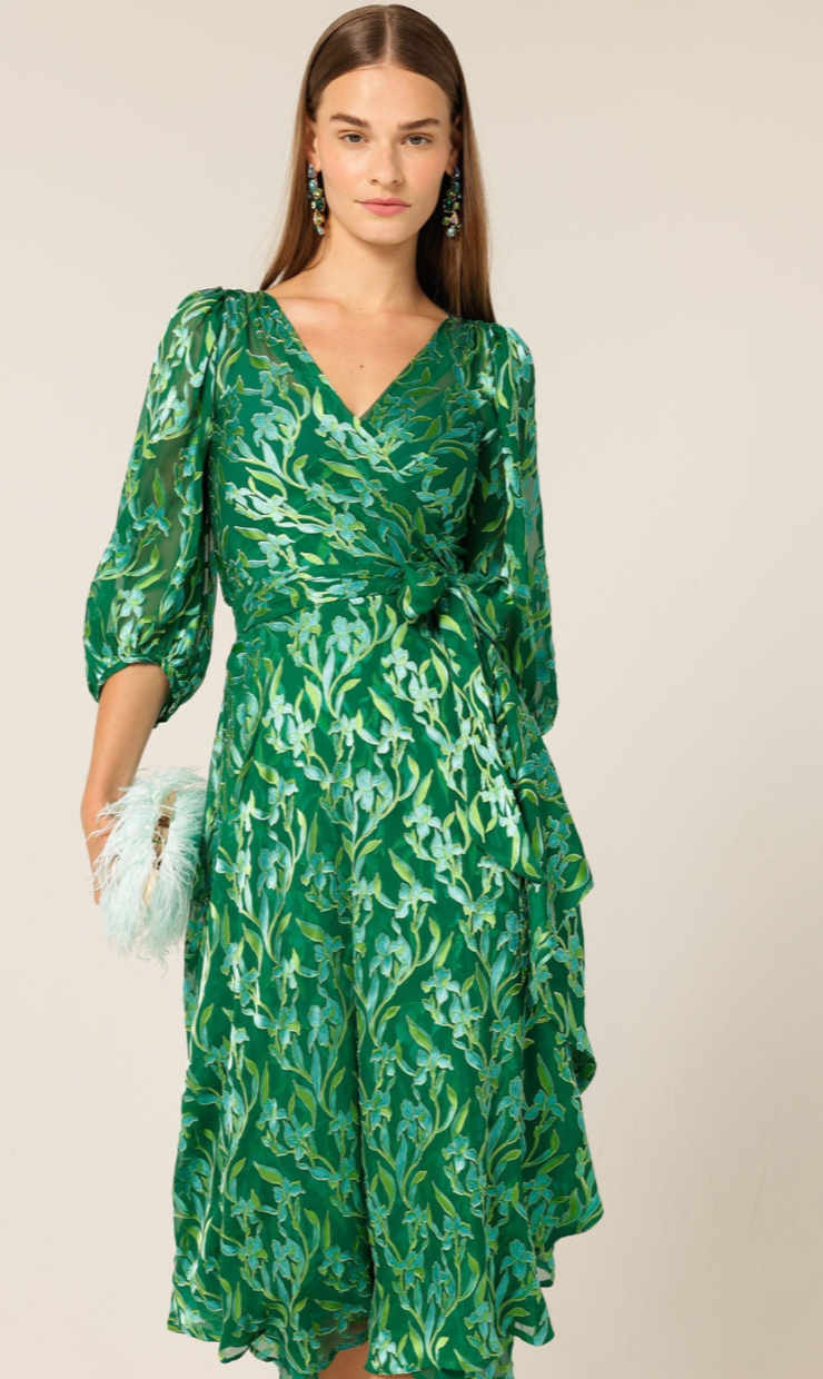Orchid Wrap Dress