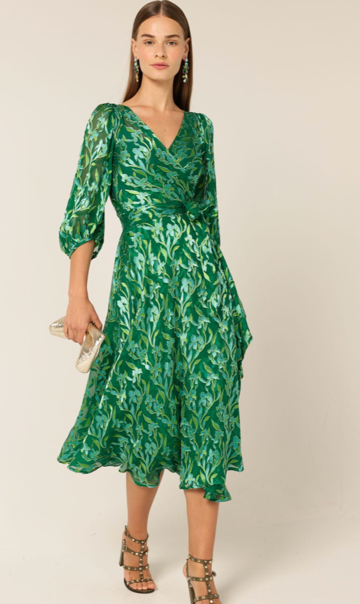 Orchid Wrap Dress