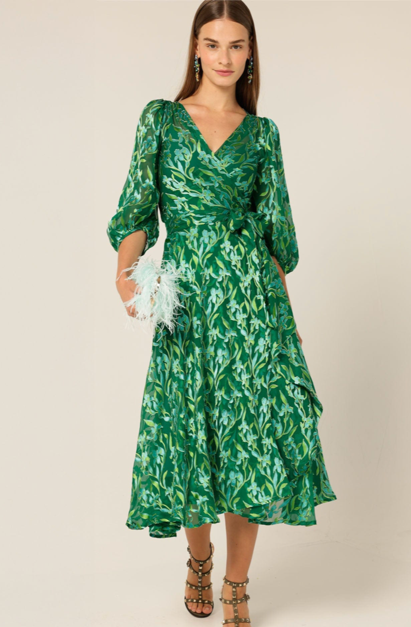 Orchid Wrap Dress