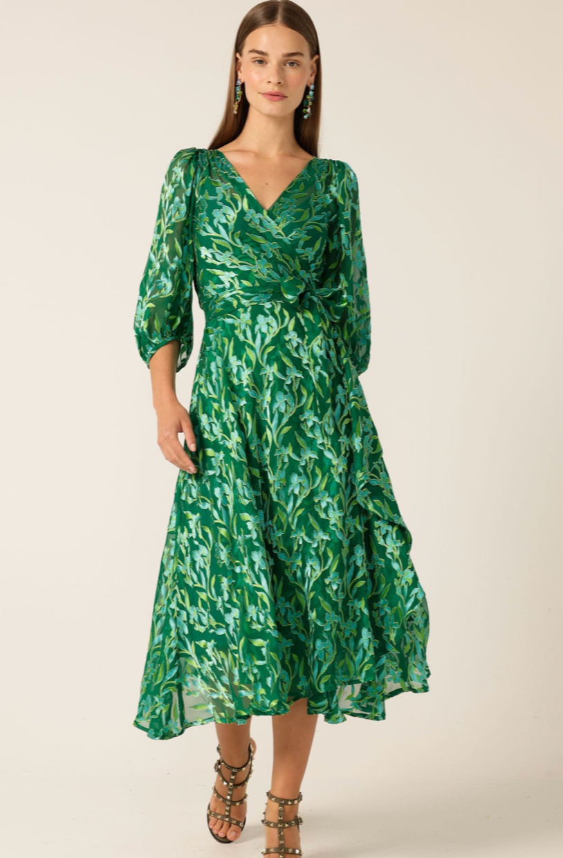 Orchid Wrap Dress