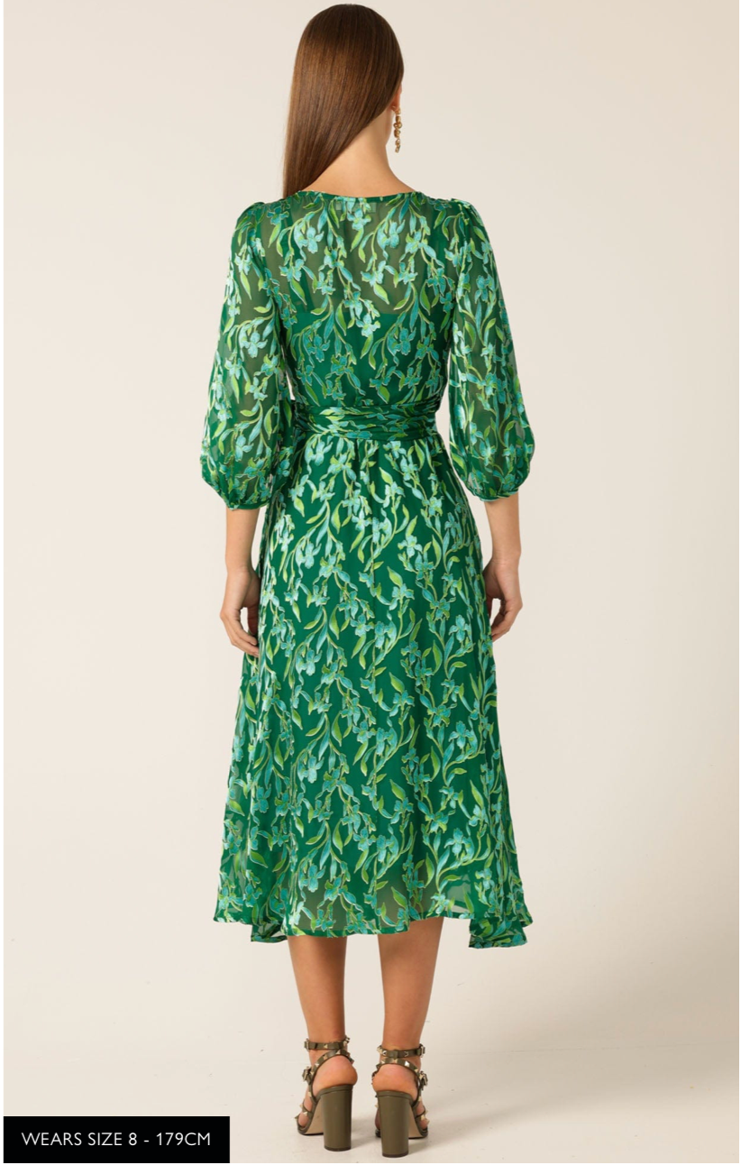 Orchid Wrap Dress