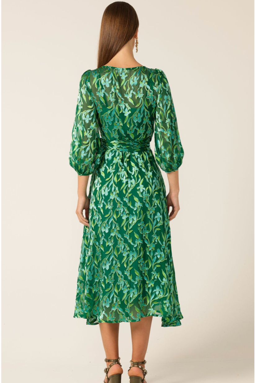 Orchid Wrap Dress