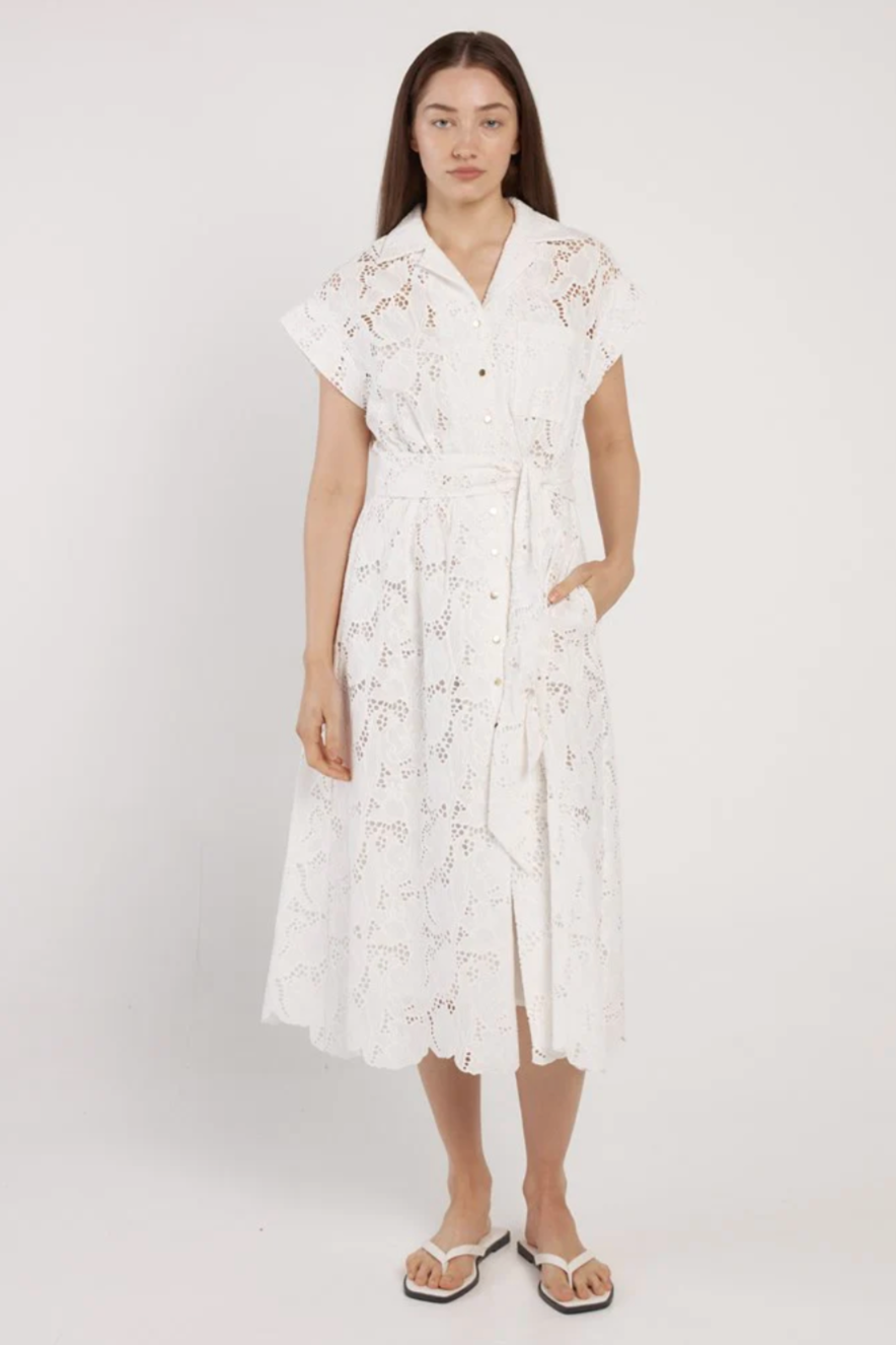 Worth It Dress White