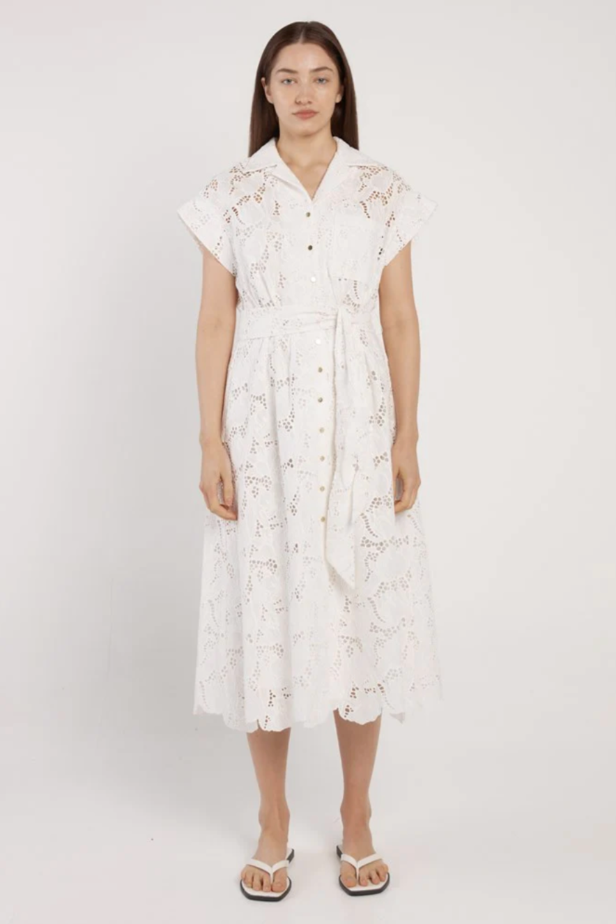 Worth It Dress White