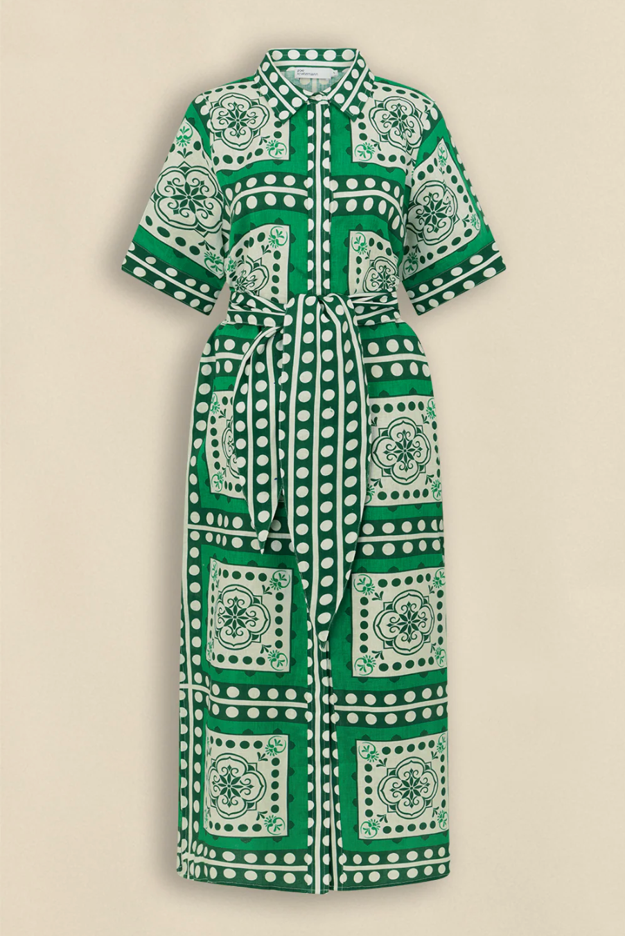 Roam Dress in Parrot Scarf
